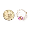 Handmade Polymer Clay Cuff Rings RJEW-JR00917-02-3