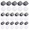 100Pcs 6 Styles POM Plastic Ladder Lock Slider Buckles FIND-FH0016-64-1