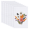14CT Cross Stitch Canvas Cotton Embroidery Fabric DIY-WH0410-341A-1