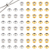 100Pcs 2 Colors Brass Spacer Beads FIND-UN0015-57-1