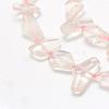 Natural Rose Quartz Beads Strands G-L464-32-2