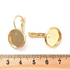 Rack Plating Brass Leberback Earring KK-C063-16G-3