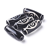 Tibetan Style 2-Eye dZi Beads TDZI-D008-04-2