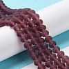 Transparent Glass Beads Strands EGLA-A034-T4mm-MD13-2