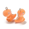 Flocky Acrylic Pendants FIND-A044-01H-2