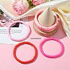 6Pcs 6 Colors Handmade Polymer Clay Stretch Bracelets BJEW-SW00138-4