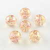Round AB Color Transparent Acrylic Beads TACR-D005-16mm-M-2