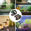 2Pcs 2 Styles Resin Stump Sculpture Display Decorations DJEW-GF0001-86-5
