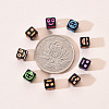 Craft Black Acrylic Beads MACR-YW0001-11-3
