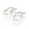 Tarnish Resistant 304 Stainless Steel Leverback Earring Findings X-STAS-E007-5-3