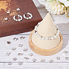 100Pcs Tibetan Style Alloy Beads FIND-SC0004-85-4