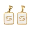 Constellations Natural White Shell Pendants STAS-M338-01F-G-1