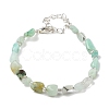 Natural Flower Amazonite Chips Bracelets for Women BJEW-H623-01S-08-4