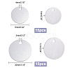 30Pcs 2 Style Blank Round Aluminum Engraved Pet Dog ID Tag FIND-GA0001-83-2