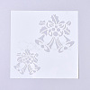 Christmas Theme Plastic Painting Stencils X-DIY-G027-A01-1