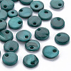 Spray Painted Freshwater Shell Charms SHEL-S276-151B-1