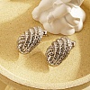 Tarnish Resistant 304 Stainless Steel Seashell Shape Earrings for Women YL2930-2-1