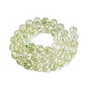 Crackle Transparent Glass Beads Strands GLAA-N063-10mm-07-3