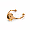 201 Stainless Steel Cuff Ring Findings STAS-S080-042C-G-3
