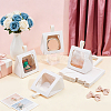 Cardboard Paper Cake Boxes with Plastic Visible Window and Handle CON-WH0117-04B-4