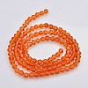 Faceted Bicone Glass Beads Strands X-EGLA-P017-4mm-06-2