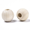 Natural Unfinished Wood Beads X-WOOD-Q038-18mm-2