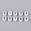 Opaque Acrylic Beads SACR-Q001-12F-2