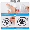 8 Sheets 4 Style Infinity Love & Bird Laser Style Plastic Adhesive Car Stickers STIC-GF0001-04B-3
