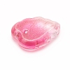 Two-Tone Transparent Glass Charms GLAA-H016-15-6