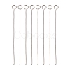 Tarnish Resistant Stainless Steel Eye Pin Jewelry Findings X-STAS-E013-0.6x40mm-1