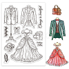 Custom Summer Theme PVC Plastic Clear Stamps DIY-WH0631-0484-1