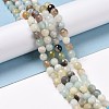 Natural Flower Amazonite Beads Strands G-E571-26A-2