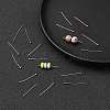 Tarnish Resistant 304 Stainless Steel Ball Head pins STAS-M010-25mm-01-3