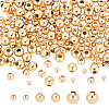 ARRICRAFT 3 Styles Brass Round Spacer Beads KK-AR0003-68-1