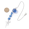 Glass Round & Octagonal Beads Hanging Suncatchers HJEW-JM04617-01-3