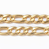 3.28 Feet Ion Plating(IP) 304 Stainless Steel Figaro Chains X-CHS-H009-32G-1