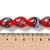 Handmade Lampwork Beads Strands LAMP-Q036-08D-4