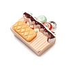 Christmas Opaque Resin Pendants CRES-D314-02P-06-2