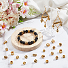 80Pcs 8 Styles Tibetan Style European Beads DIY-NB0012-43F-5