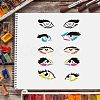 Large Plastic Reusable Drawing Painting Stencils Templates DIY-WH0202-095-6