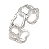 Oval 304 Stainless Steel Cuff Bangles for Women BJEW-B150-06P-1
