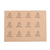 Self-Adhesive Kraft Paper Gift Tag Stickers DIY-D028-03A-01-1