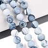 Dyed Natural Agate Beads Strands X-G-Q606-45A-01-1
