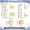 10Pcs 5 Styles Brass Pendants KK-BBC0024-85-2