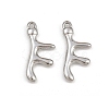 304 Stainless Steel Pendants STAS-L303-26P-02-1