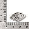 Horse Eye Rack Plating Brass Micro Pave Cubic Zirconia Charms KK-G504-05P-3