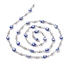 Enamel Hamsa Hand with Evil Eye Link Chains CHS-G023-02P-01-3