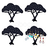 Opaque Acrylic Earring Display Tree EDIS-WH0030-12-1