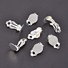 Brass Blank Base Clip-on Earring Cabochon Setting X-KK-M019-03S-3