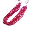 Baking Paint Transparent Glass Beads Strands X-DGLA-A035-T4mm-A03-2